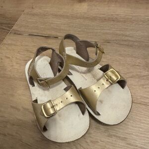 Gold Kids Sandals